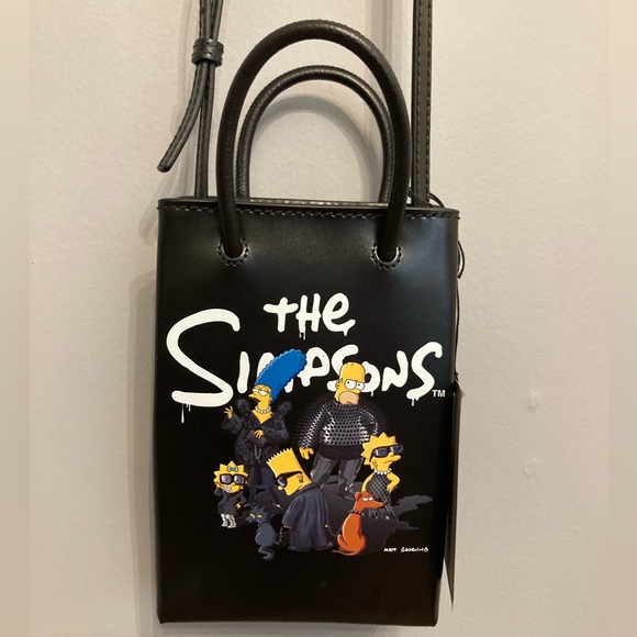 BNWT BALENCIAGA x SIMPSONS Mini Leather Tote - Picture 4 of 14